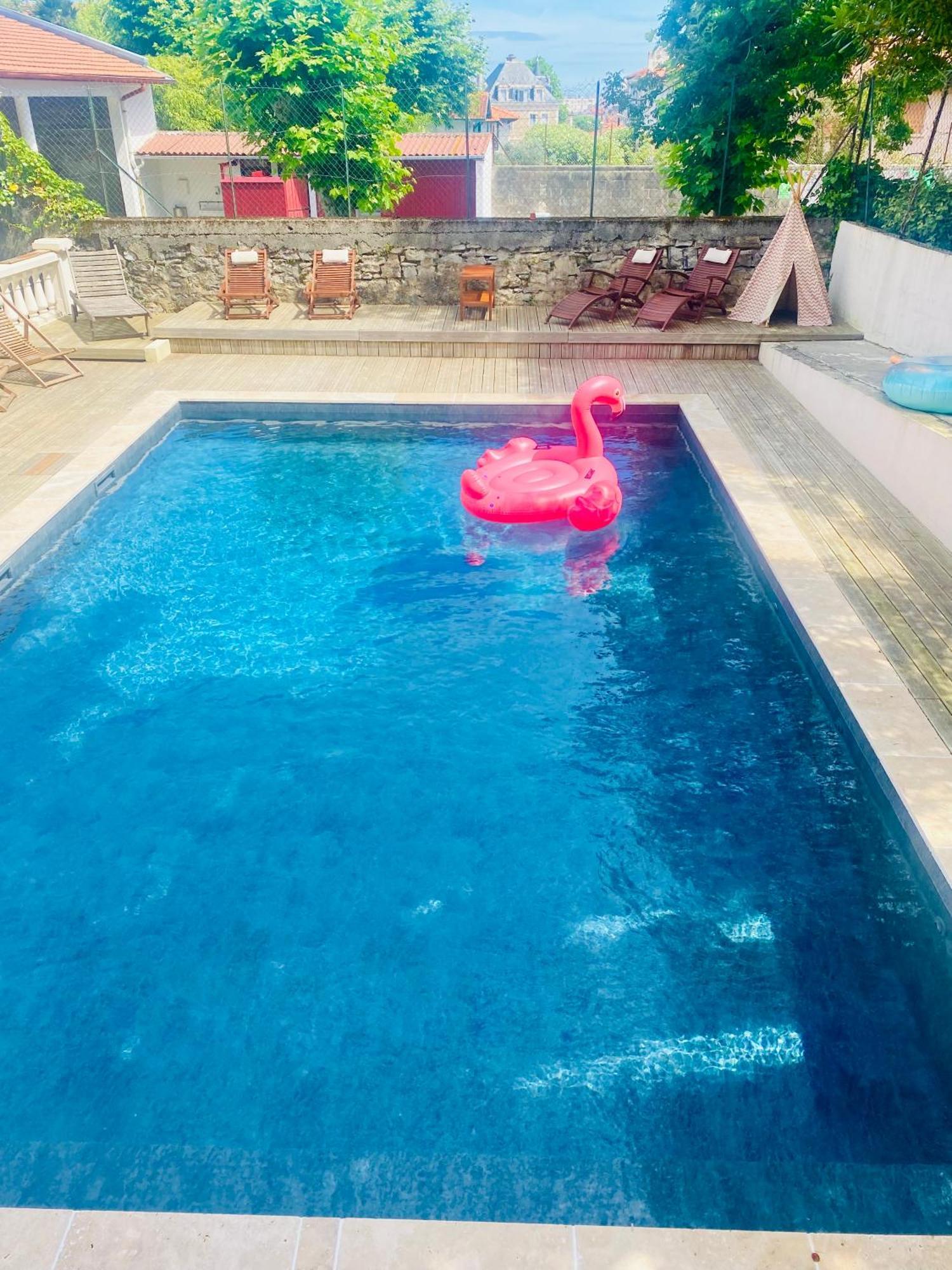 Charming 1 Bedroom Flat, Biarritz Center With Pool And Car Park Exteriér fotografie